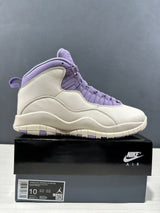 Jordan Air Jordan 10 Hydrangeas Sneakers White Purple IQ0388-101