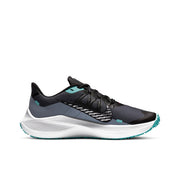 Nike Air Zoom Winflo 7 Shield Running Shoes Black Gray Green CU3868-403