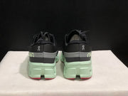On Cloudmonster 2 Running Shoes, Black and Mint Green