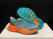HOKA Speedgoat 5 Trail Running Shoes Blue Orange