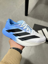 adidas Adizero JH6205 White Blue Running Shoes