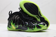 Nike Air Foamposite Huarache Black Green Basketball Sneakers