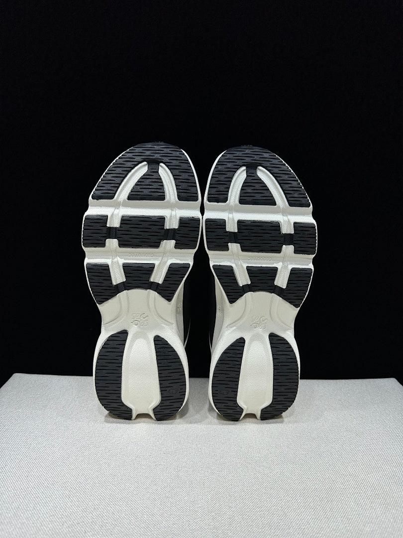 On x LOEWE Cloudventure 3.0 Black and White Sneakers