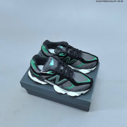 New Balance 9060 Sneakers in Charcoal and Green