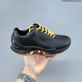 ECCO Men's Black Casual Sneakers with Lace-Up Design