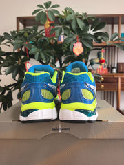 ASICS GEL-NIMBUS 16 Sneakers, Blue and Neon Yellow