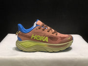 HOKA Challenger 8 Trail Running Shoes Brown Blue