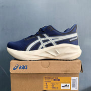 ASICS Novablast 5 LE Running Shoes Navy Blue/Beige