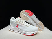 On Cloudnova 2 Sneakers, White and Flame