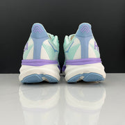 HOKA Clifton 9 Running Shoes, Mint Green and Purple