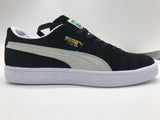 Puma Suede Black and White Low-Top Sneakers