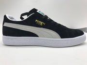 Puma Suede Black and White Low-Top Sneakers