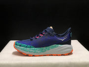 HOKA Speedgoat 6 Trail Running Shoes, Blue and Teal