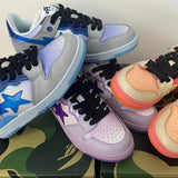 A BATHING APE BAPE SK8 STA Blue Gradient Sneakers W291002