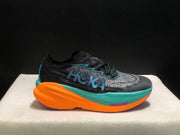 HOKA Mach X 2 Running Shoes, Black and Turquoise
