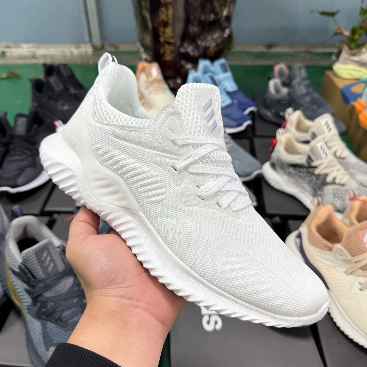 adidas Alphabounce HPC AMS M White Sneakers DB1125