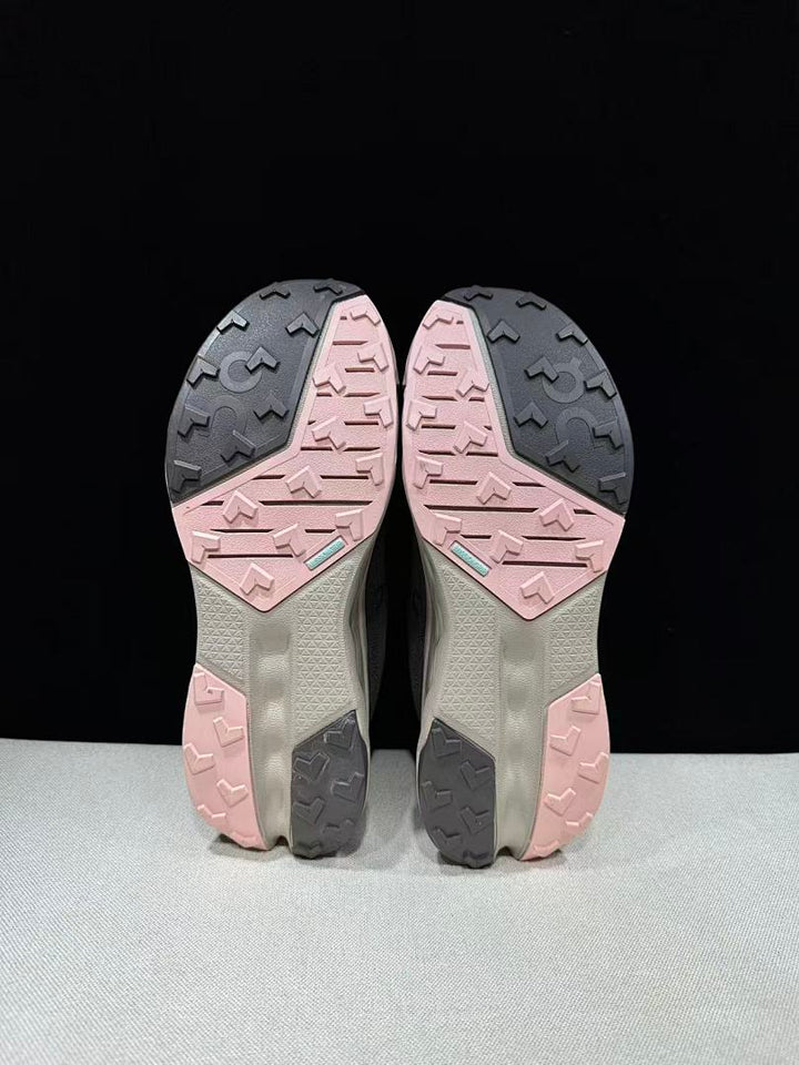 On Cloudsurfer Trail 2 Waterproof Trail Shoes Pink/Brown Grey