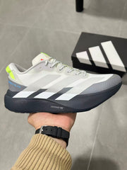 Adidas Lightstrike Pro Running Shoes White Grey Neon
