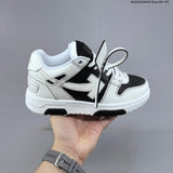 Off-White Arrows Low-Top Sneakers in White and Black