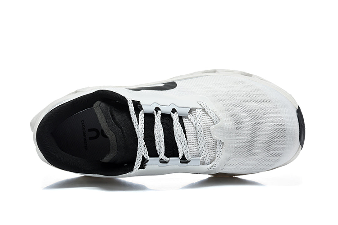 On Cloudmonster 3 Running Shoes, Mist White