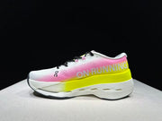 On Cloudboom Max Running Shoes, White Pink Yellow