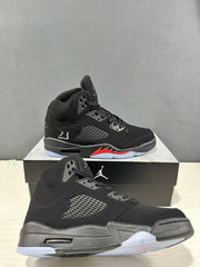 Jordan Air Jordan 5 Retro Black Red High-Top Sneakers