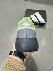 Adidas Lightstrike Pro Running Shoes White Grey Neon