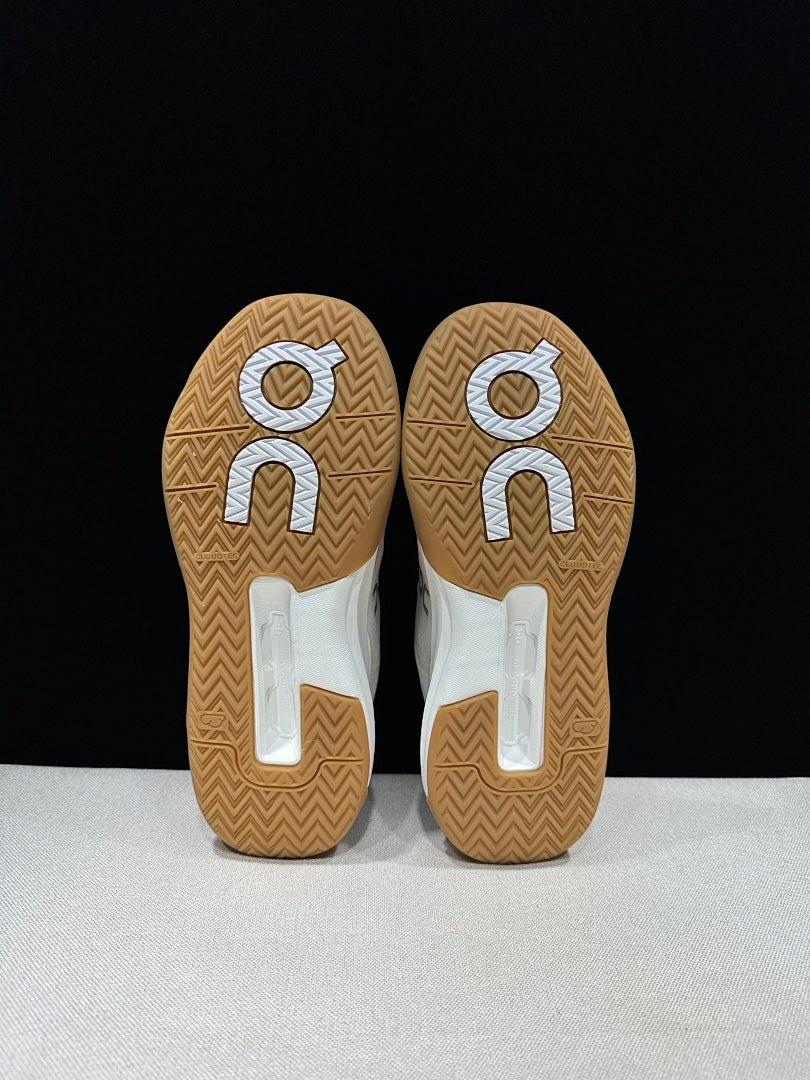 On The Roger Advantage Pro Tennis Shoes, White Blue Pink