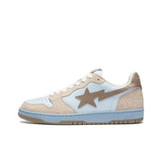 BAPE SK8 STA Sneakers in Light Blue and Beige