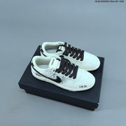 Nike Dunk Low-Style Sneakers with Designer-Inspired Details