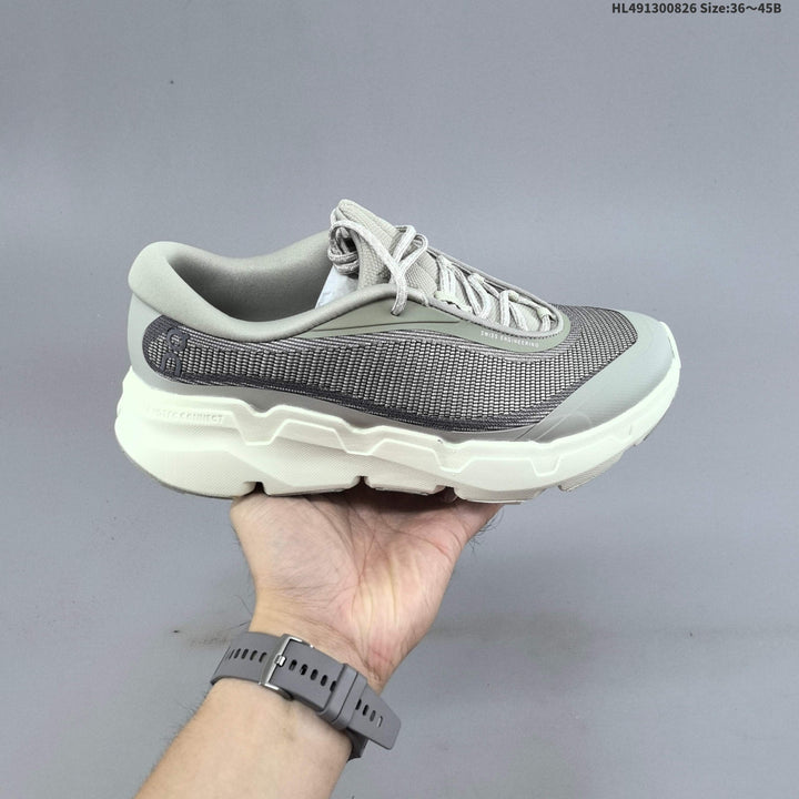 On CloudsoMA Trail Running Shoes in Gray
