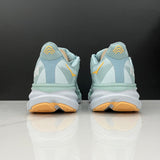 HOKA Clifton 9 Running Shoes – Mint and Yellow