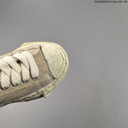 Maison Mihara Yasuhiro Original Sole Low Sneakers, Beige