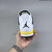 Jordan Air Jordan 4 Retro White Yellow Black Sneakers