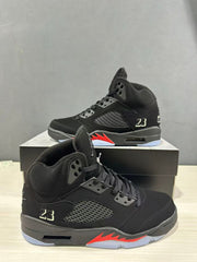 Jordan Air Jordan 5 Retro Black Red High-Top Sneakers