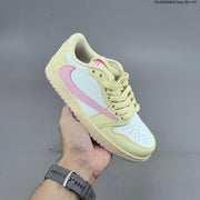 Jordan 1 Low OG Shy Pink Low-Top Sneakers