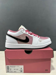 Jordan Air Jordan 1 Low SE Pink White Sneakers LO0668-100