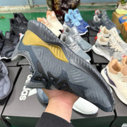 adidas Alphabounce CG4762 Sneakers, Grey and Gold