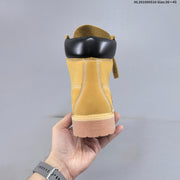Timberland Yellow High-Top Lace-Up Boots