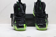 Nike Air Foamposite Huarache Black Green Basketball Sneakers