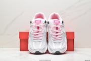 Nike Air Zoom Vomero 5 Sneakers in White, Pink and Grey