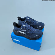 HOKA Clifton 10 Running Shoes in Navy and Black
