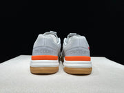 On THE ROGER Advantage Pro Tennis Shoes, Grey and Orange