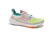 Adidas Ultra Boost 22 GX8015 White Blue Yellow Running Shoes