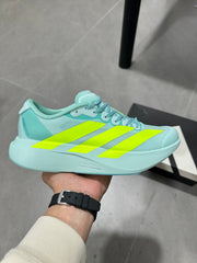 adidas Adizero Running Shoes Turquoise Neon Yellow JS4452