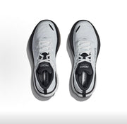 HOKA Bondi 8 White and Black Running Shoes