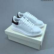 Alexander McQueen Oversized Low-Top Sneakers, White and Black HL281000308