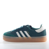 adidas Samba Vegan Teal and White Gum Sole Sneakers