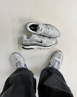 Nike P-6000 Silver Retro-Style Sneakers FD9876-101