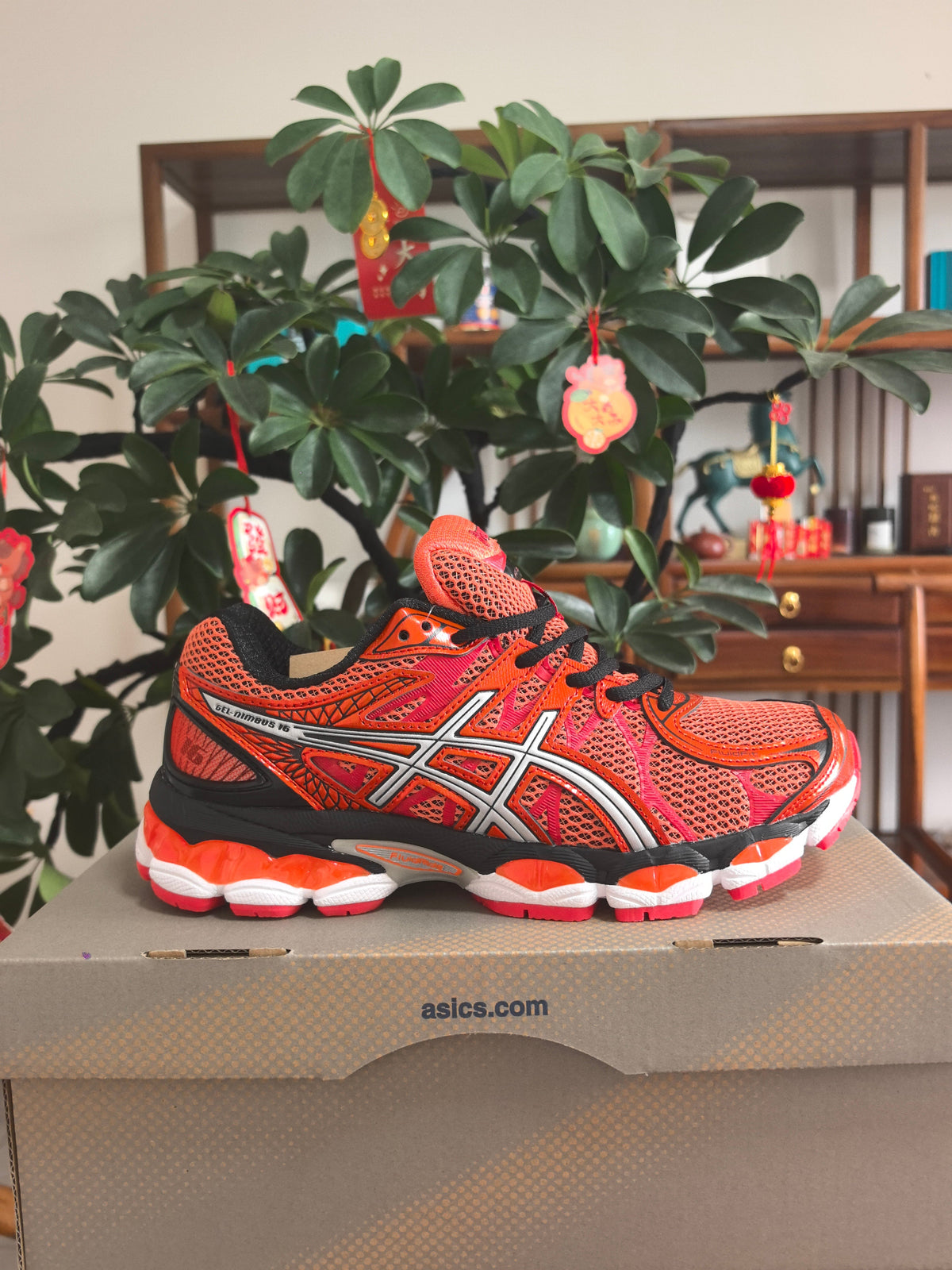 ASICS GEL-KAYANO 14 Orange and Pink Sneakers